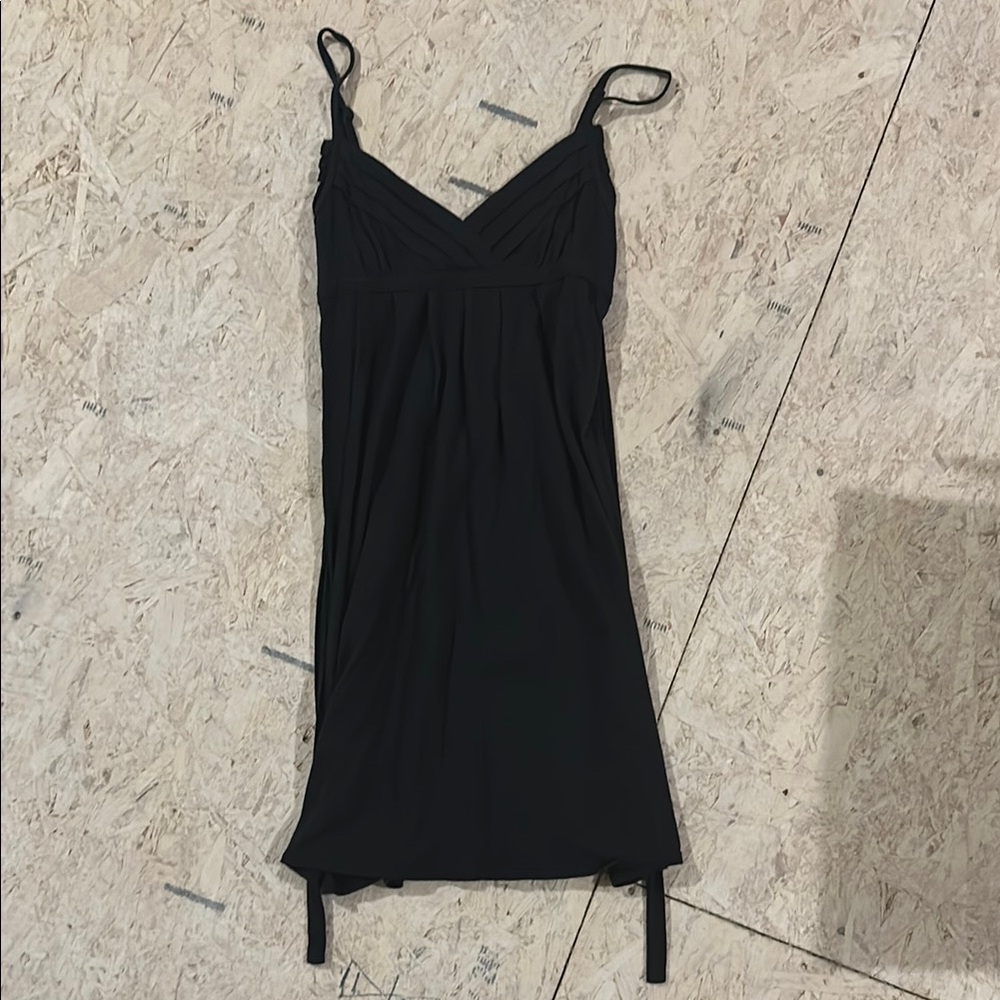 American Eagle Outfitters Black Sun Dress V-Neck Sleeveless